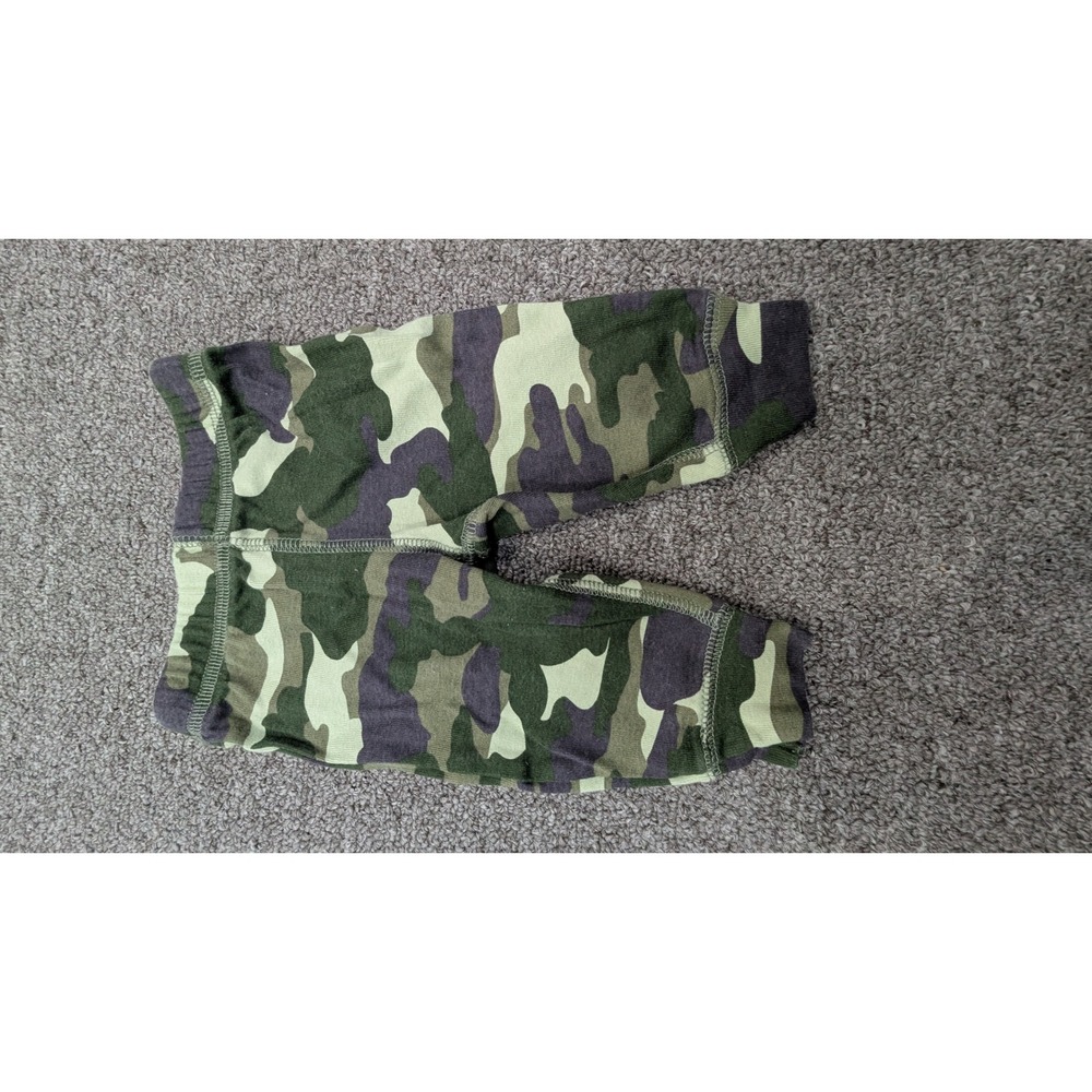 Gerber Baby Camo Pants Green‎ Camouflage Cotton Joggers 0-3 Months Infant Boys